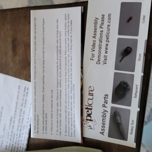 NIB Peticure pet nail grooming kit. Never used. - Picture 12 of 12